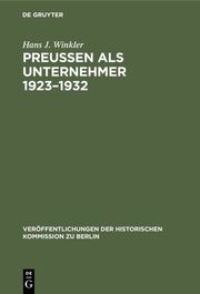 Preußen als Unternehmer 1923-1932