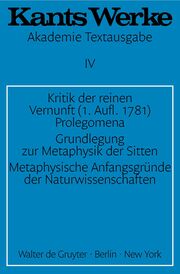 Werke, Akademie-Textausgabe IV