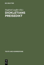 Diokletians Preisedikt - Cover