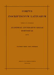 Inscriptionum Illyrici partes VI. VII. Res gestae divi Augusti. Edictum Diocleti