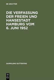 Die Verfassung der Freien und Hansestadt Hamburg vom 6.Juni 1952