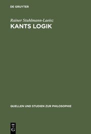 Kants Logik - Cover