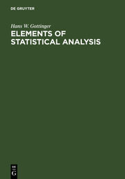 Elements of Statistical Analysis