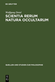 Scientia rerum natura occultarum - Cover