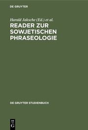 Reader zur sowjetischen Phraseologie - Cover