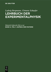 Lehrbuch der Experimentalphysik : zum Gebrauch bei akademischen Vorlesungen und zum Selbststudium