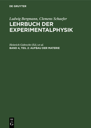 Lehrbuch der Experimentalphysik : zum Gebrauch bei akademischen Vorlesungen und zum Selbststudium - Cover