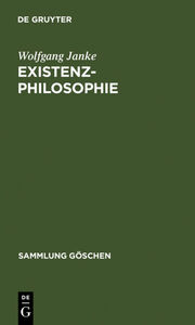 Existenzphilosophie - Cover