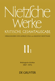 Philologische Schriften (1867 - 1873)