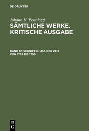 Schriften aus der Zeit von 1797 bis 1799 - Cover
