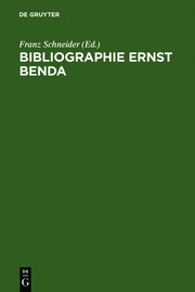 Bibliographie Ernst Benda