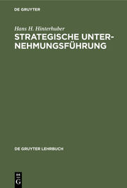 Strategische Unternehmungsführung - Cover