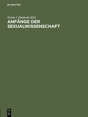 Anfänge der Sexualwissenschaft - Cover