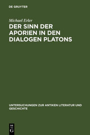 Der Sinn der Aporien in den Dialogen Platons - Cover