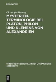 Mysterienterminologie bei Platon, Philon und Klemens von Alexandrien - Cover