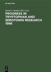 Progress in Tryptophan and Serotonin Research 1986 - Cover