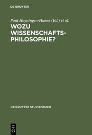 Wozu Wissenschaftsphilosophie? - Cover