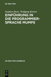 Einführung in die Programmiersprache MUMPS - Cover