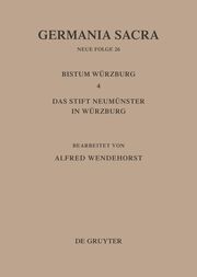 Die Bistümer der Kirchenprovinz Mainz: Das Bistum Würzburg 4: Das Stift Neumünster in Würzburg - Cover