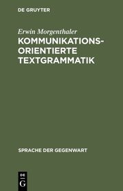 Kommunikationsorientierte Textgrammatik - Cover