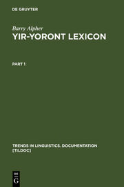 Yir-Yoront Lexicon - Cover