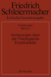 Vorlesungen über die Theologische Enzyklopädie - Cover