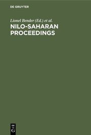 Nilo-Saharan Proceedings