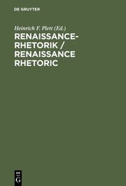 Renaissance-Rhetorik / Renaissance Rhetoric - Cover