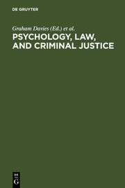 Psychology, Law, and Criminal Justice - Cover
