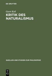 Kritik des Naturalismus - Cover