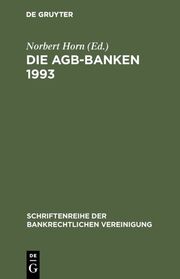 Die AGB-Banken 1993 - Cover