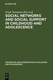 Social Networks and Social Support in Childhood and Adolescence - Cover