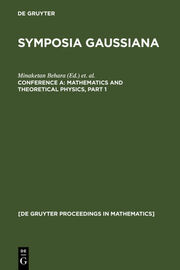 Mathematics and Theoretical Physics - Cover