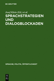 Sprachstrategien und Dialogblockaden - Cover