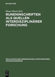 Runeninschriften als Quellen interdisziplinärer Forschung