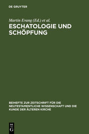 Eschatologie und Schöpfung - Cover