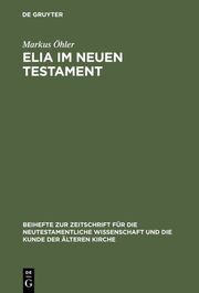 Elia im Neuen Testament - Cover
