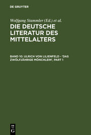 Ulrich von Lilienfeld - 'Das zwölfjährige Mönchlein' - Cover