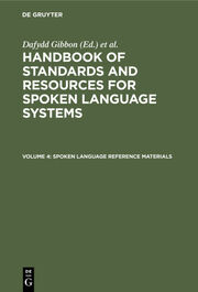 Spoken Language Reference Materials - Cover