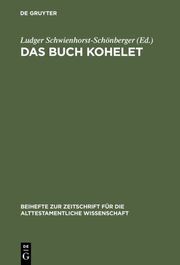 Das Buch Kohelet - Cover