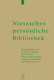 Nietzsches persönliche Bibliothek - Cover