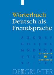 Wörterbuch Deutsch als Fremdsprache
