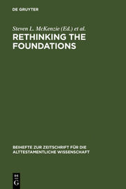 Rethinking the Foundations - Cover