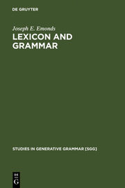 Lexicon and Grammar