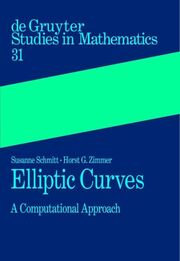 Elliptic Curves - Cover