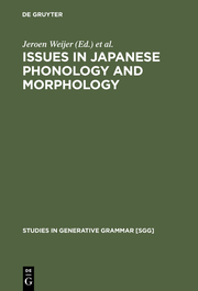 Issues in Japanese Phonology and Morphology - Cover