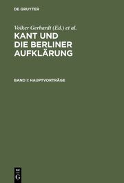Kant und die Berliner Aufklärung - Cover