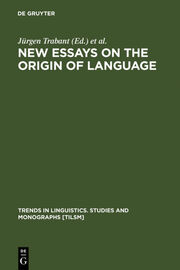 New Essays on the Origin of Language - Cover