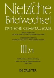 Briefe von und an Friedrich Nietzsche Januar 1880 - Dezember 1884 - Cover