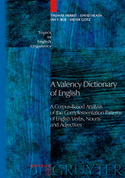 A Valency Dictionary of English - Cover